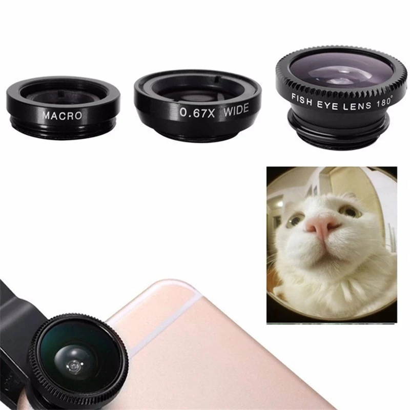 iPhone Xiaomi Redmi için 3'ü 1 - Lens Camera Clip incelemesi ve fiyatı